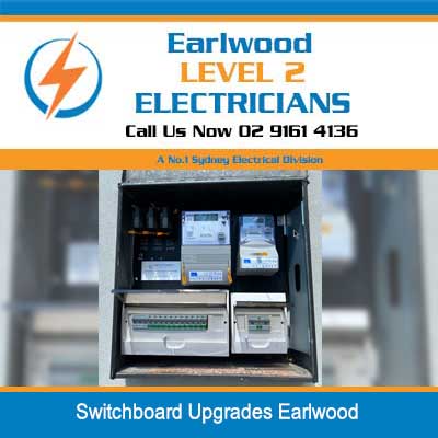Level 2 electrician performing switchboard upgrade with modern meters and safety switches in Earlwood