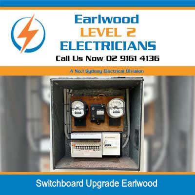 Level 2 electrician upgrading switchboard with new meters and circuit breakers for residential property in Earlwood